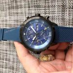 Replica IWC Aquatimer Watch Black Case Blue Chronograph Dial_th.jpg